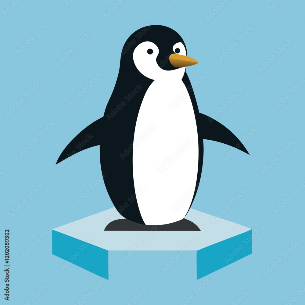 Obraz premium penguin on the snow