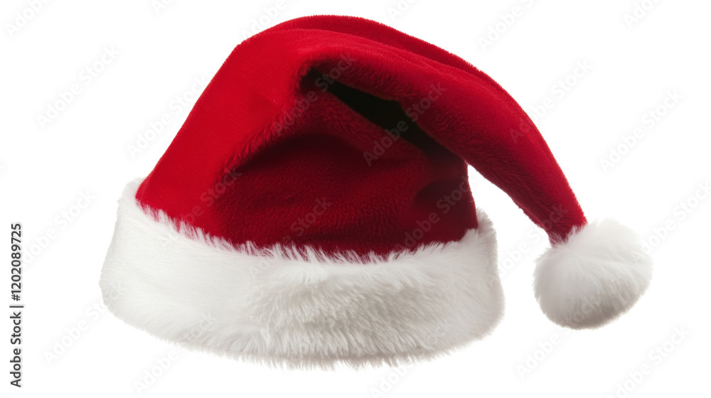Santa hat, isolated on transparent background Santa hat, isolated on transparent background