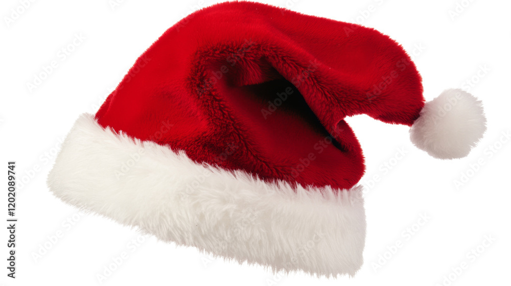 Santa hat, isolated on transparent background Santa hat, isolated on transparent background