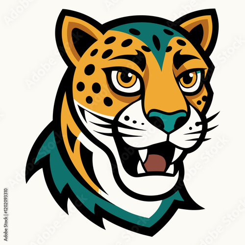 tiger head vector photo