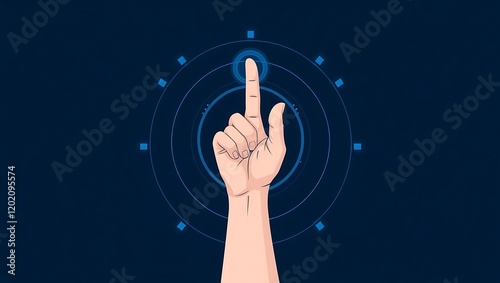 Technology digital interface artificial intelligence hologram future network abstract background computer ai information futuristic communication concept or virtual data cyberspace innovation display
