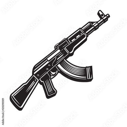 Ak47 Vector Art, Icons, and Graphics