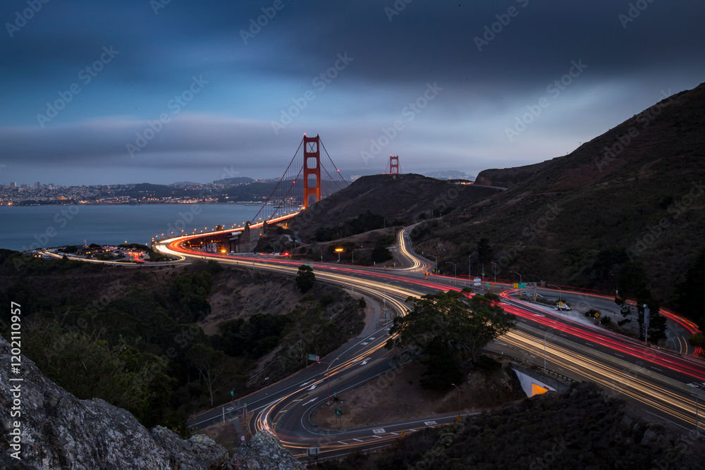 highway at night