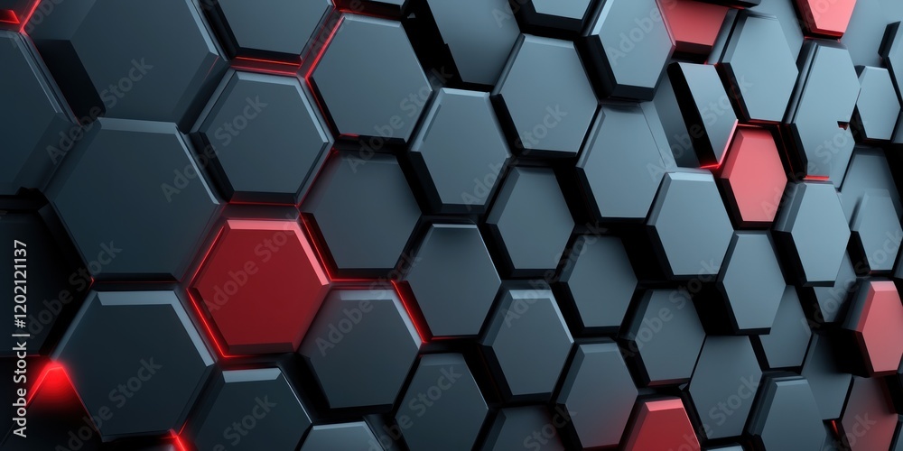 Abstract technological hexagonal background Abstract technological hexagonal background