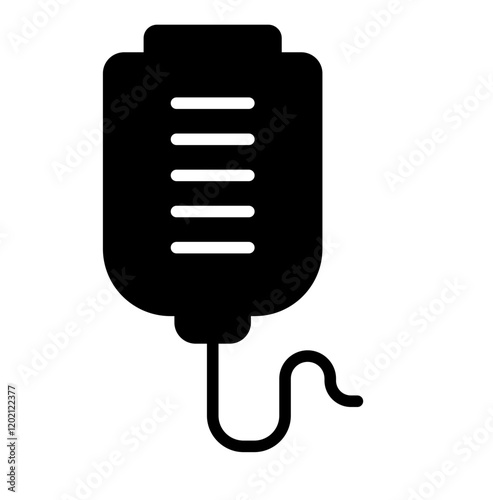 Icon Glyph - Hospitalization Infusion medicine