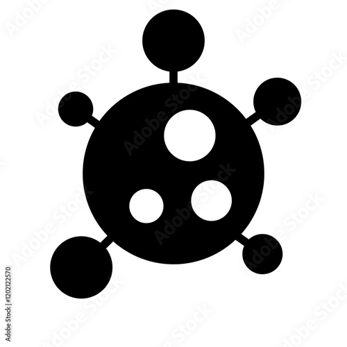 Icon Glyph - Dangerous bacteria and viruses