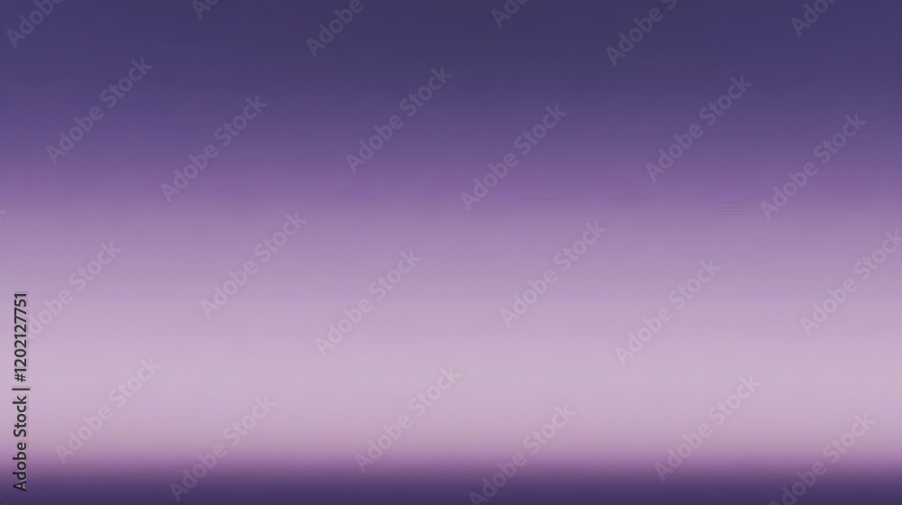 Fototapeta premium Simple gradient transition from dark purple to light lavender with no texture, creating a clean, minimal and modern aesthetic