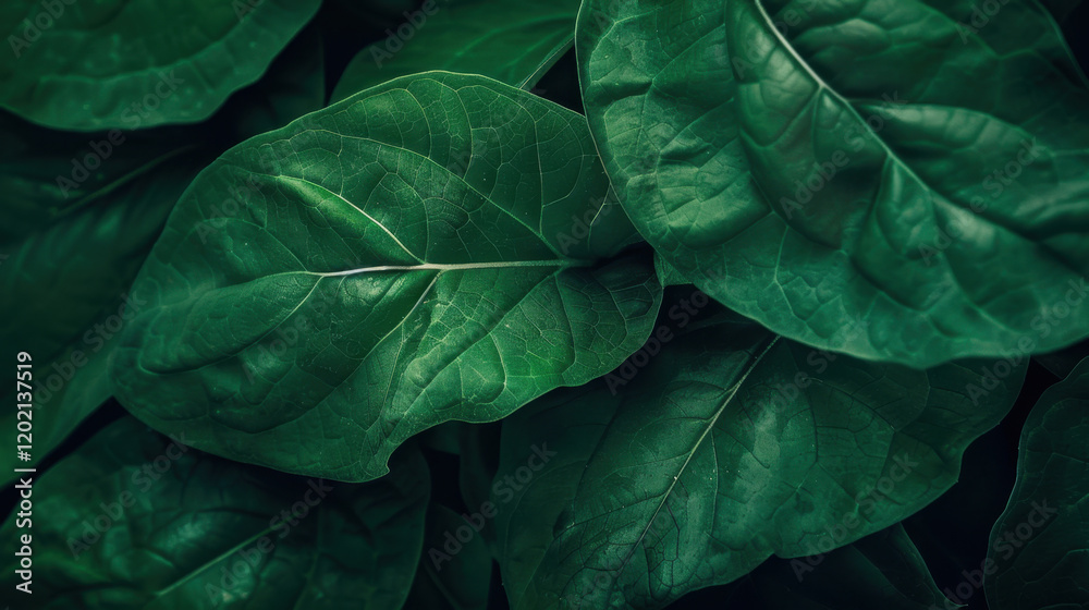 Fototapeta premium green leaves background