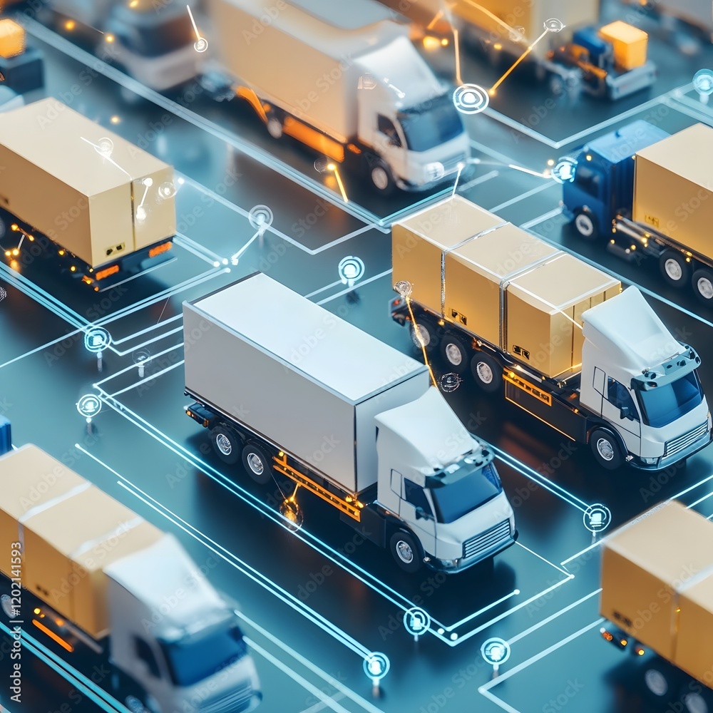 Advanced Logistics Management Featuring Automation and Interconnected Delivery Processes for Optimized Efficiency Productivity and Supply Chain Visibility Advanced Logistics Management Featuring Automation and Interconnected Delivery Processes for Optimized Efficiency Productivity and Supply Chain Visibility