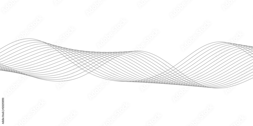 Fototapeta premium Modern abstract glowing wave background. Dynamic flowing wave lines design element.