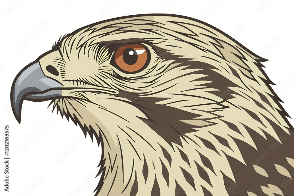 Naklejka premium portrait of a eagle