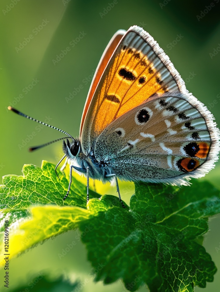 Obraz premium Butterfly on Leaf