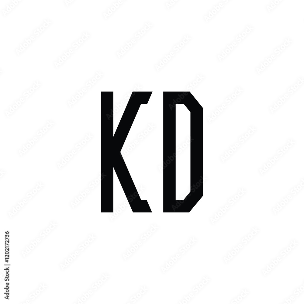 KD monogram logo design letter text name symbol monochrome logotype alphabet character simple logo KD monogram logo design letter text name symbol monochrome logotype alphabet character simple logo