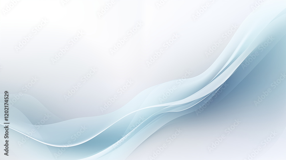 Obraz premium abstract blue wave background
