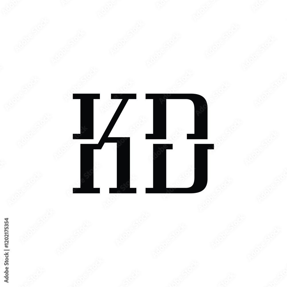KD monogram logo design letter text name symbol monochrome logotype alphabet character simple logo KD monogram logo design letter text name symbol monochrome logotype alphabet character simple logo