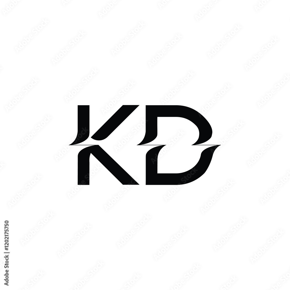 KD monogram logo design letter text name symbol monochrome logotype alphabet character simple logo KD monogram logo design letter text name symbol monochrome logotype alphabet character simple logo