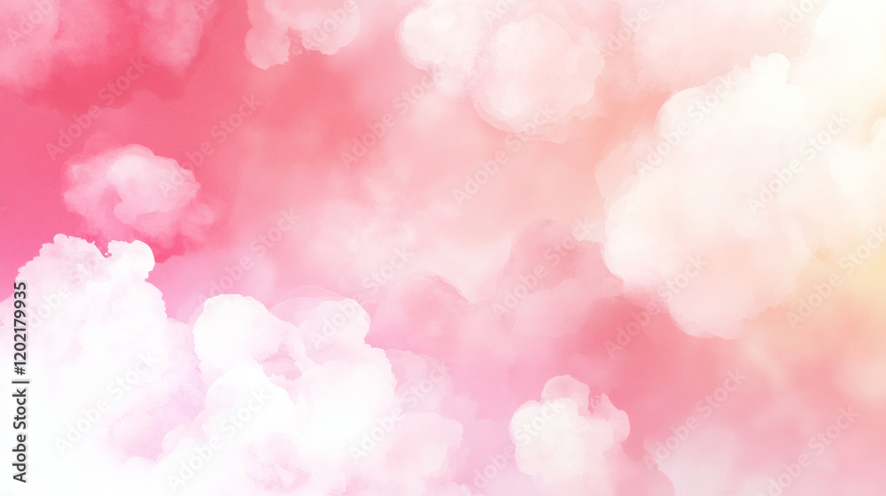 Soft pink clouds create dreamy and romantic background, perfect for various creative projects. gentle hues evoke sense of calm and tranquility Soft pink clouds create dreamy and romantic background, perfect for various creative projects. gentle hues evoke sense of calm and tranquility