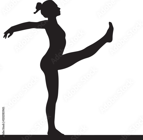 Gymnast Silhouette