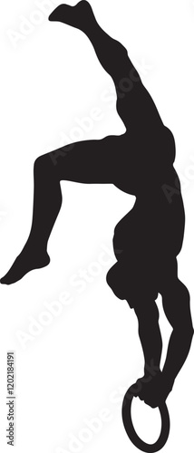 Gymnast Silhouette