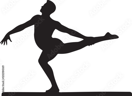 Gymnast Silhouette