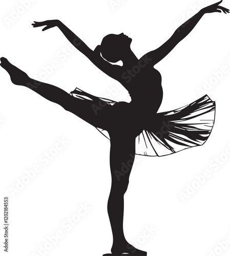 Gymnast Silhouette