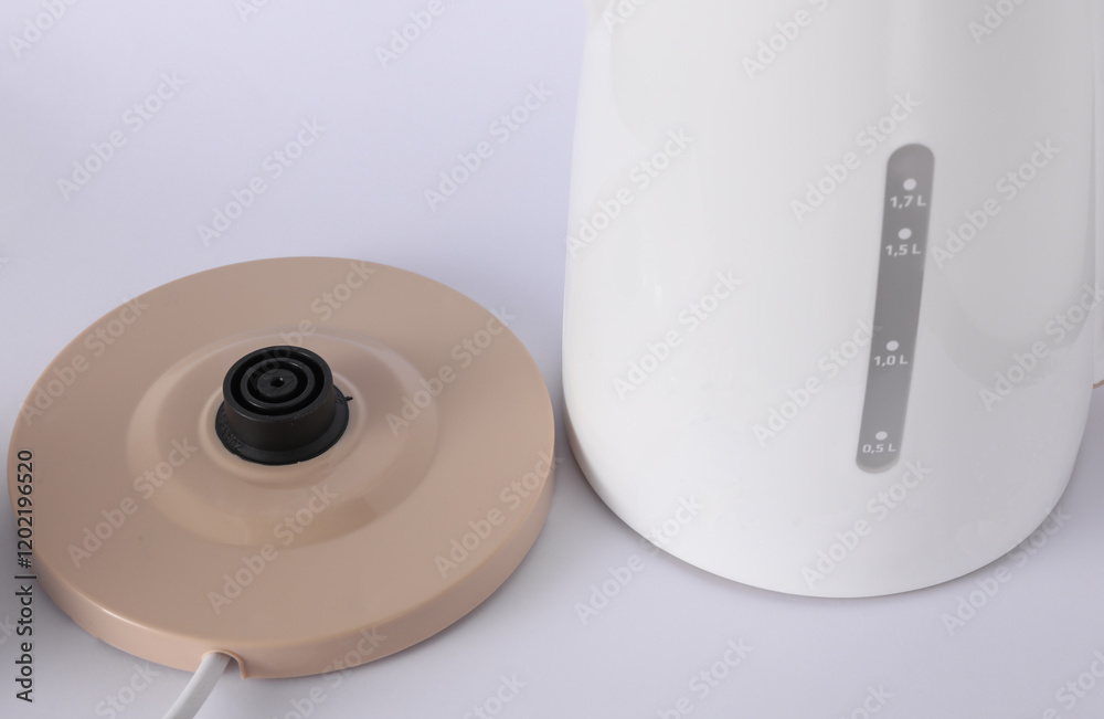 Electric kettle on a white background Electric kettle on a white background