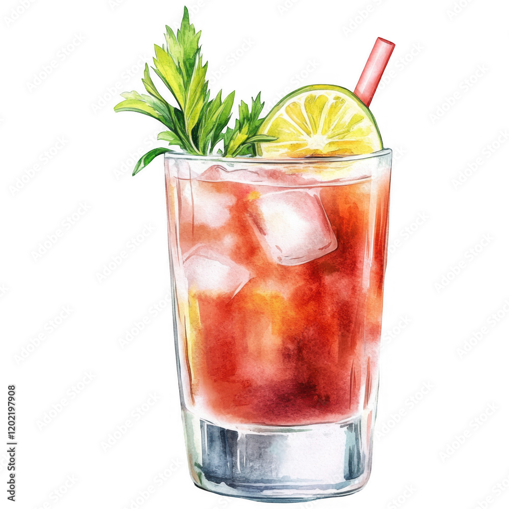 Elegant Cocktail Clipart Vector Illustration Elegant Cocktail Clipart Vector Illustration