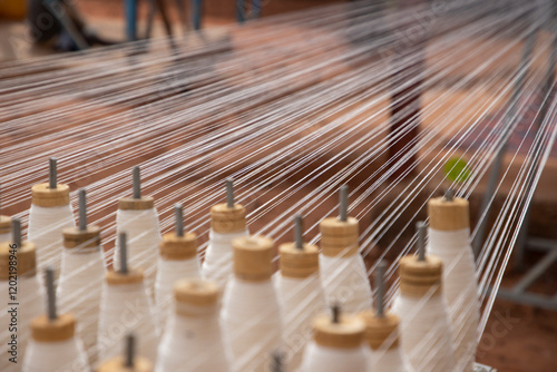 la  filature à la main