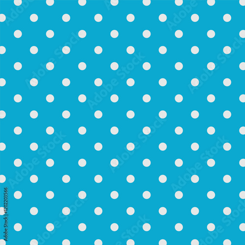 Blue Sea Polkadots Pattern Background