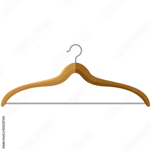 wooden coat hanger