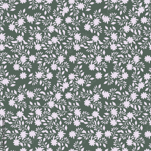 Wallpaper Mural Vector illustration of a seamless floral pattern with spring flowers. Lovely floral background in sweet colors Torontodigital.ca