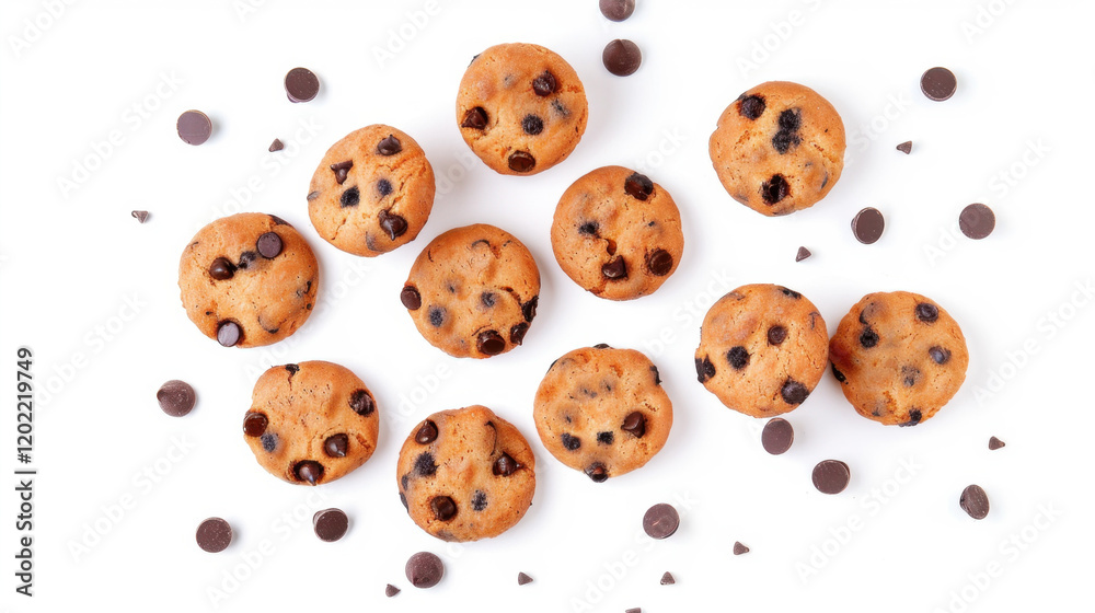 Obraz premium chocolate chip cookies
