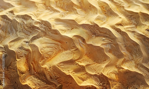 Abstract sand textures with rough, natural surfaces in warm earthy tones