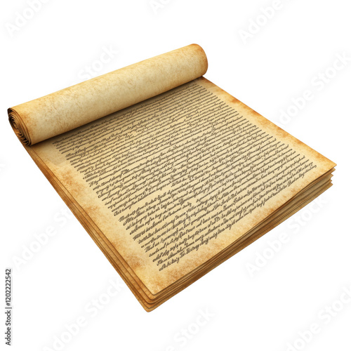 A 3D render of a constitution icon, designed with modern precision, displayed on a transparent