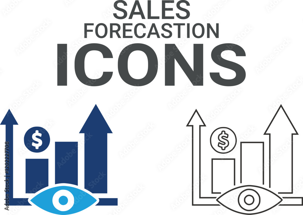 Sales forecasting icon relationship management CRM icon set. Containing marketing, data, reports, strategy, manager, audience, and more. Solid vector icons collection. Sales forecasting icon relationship management CRM icon set. Containing marketing, data, reports, strategy, manager, audience, and more. Solid vector icons collection.