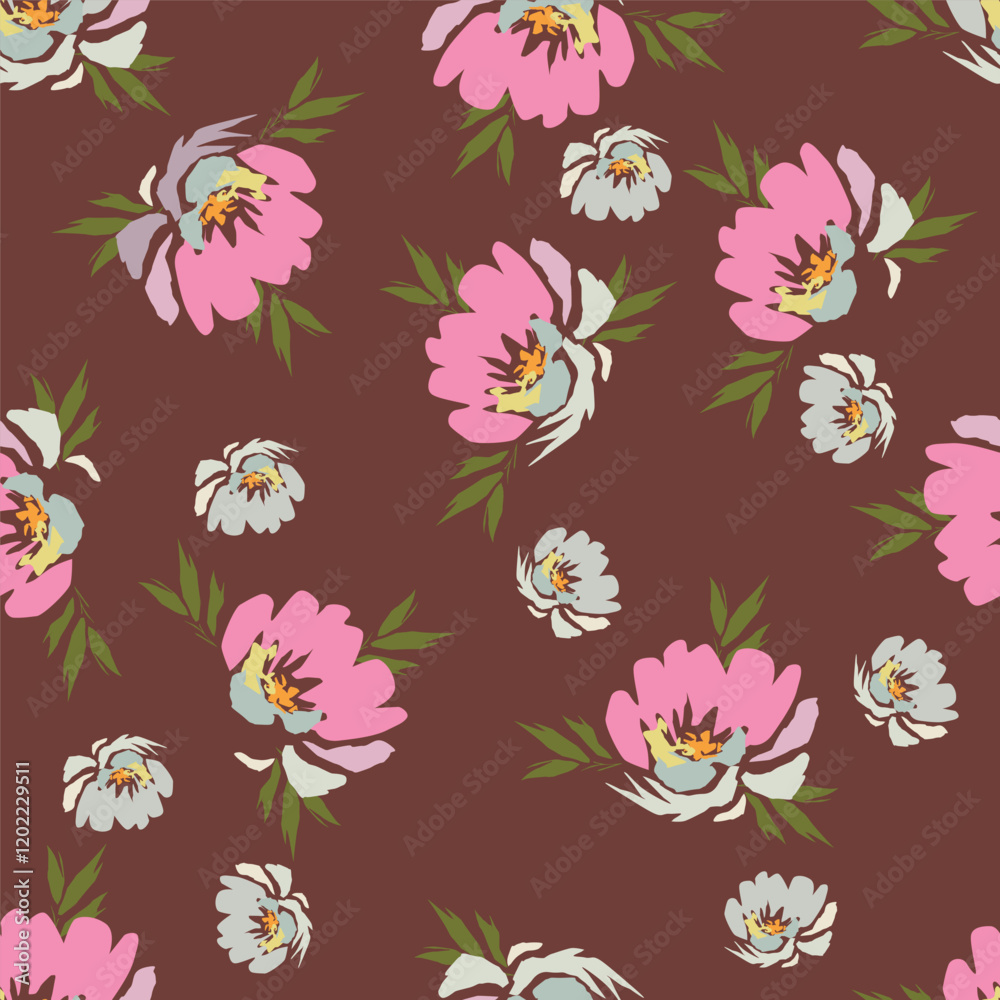 Obraz premium Seamless pattern texture vector for print textile designs