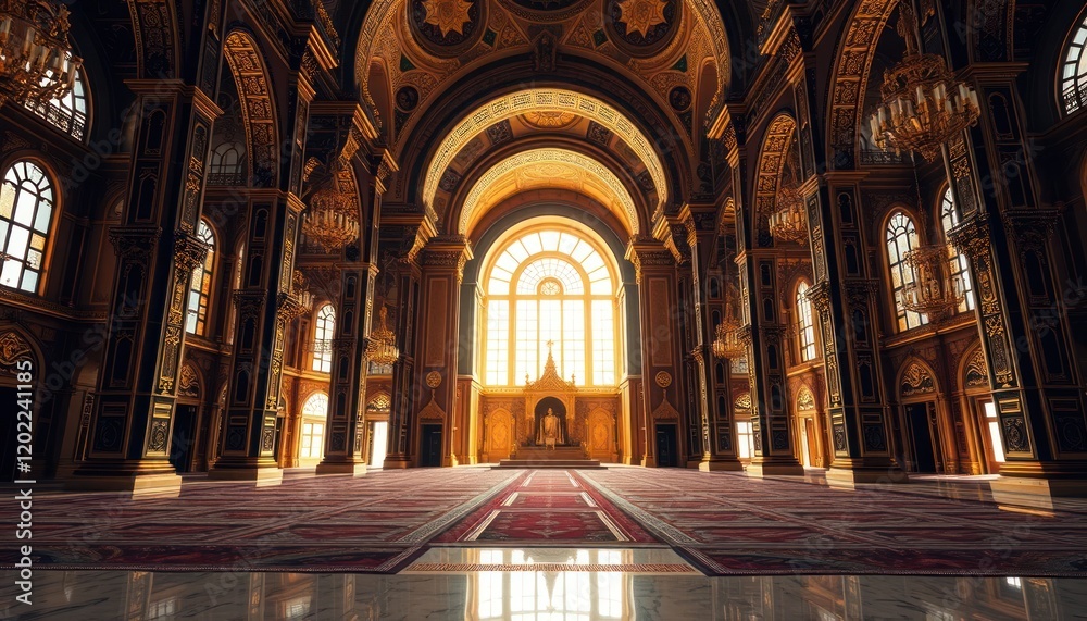 Fototapeta premium Interior of the Holy Trinity Cathedral and St John the Baptist Cathedral in Prague