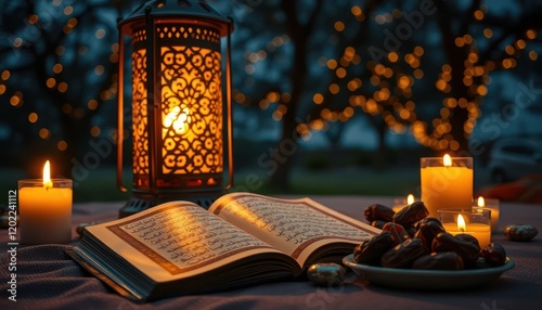 islamic candles in a church setting