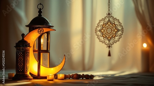 Burning Candle Floating on Water