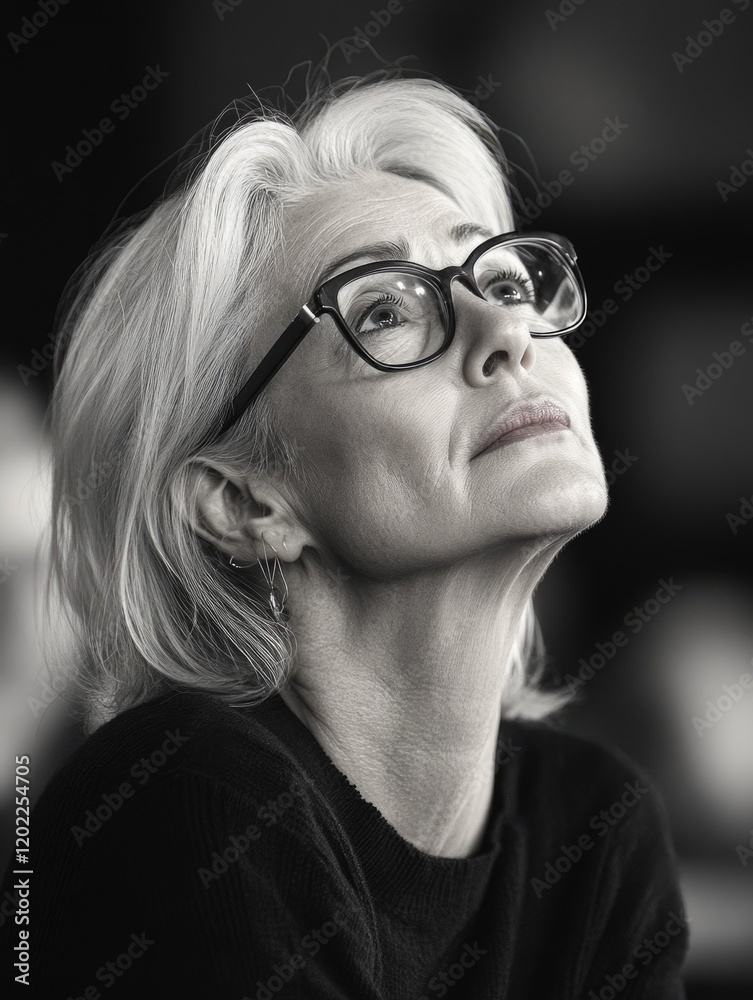 Woman with glasses Woman with glasses