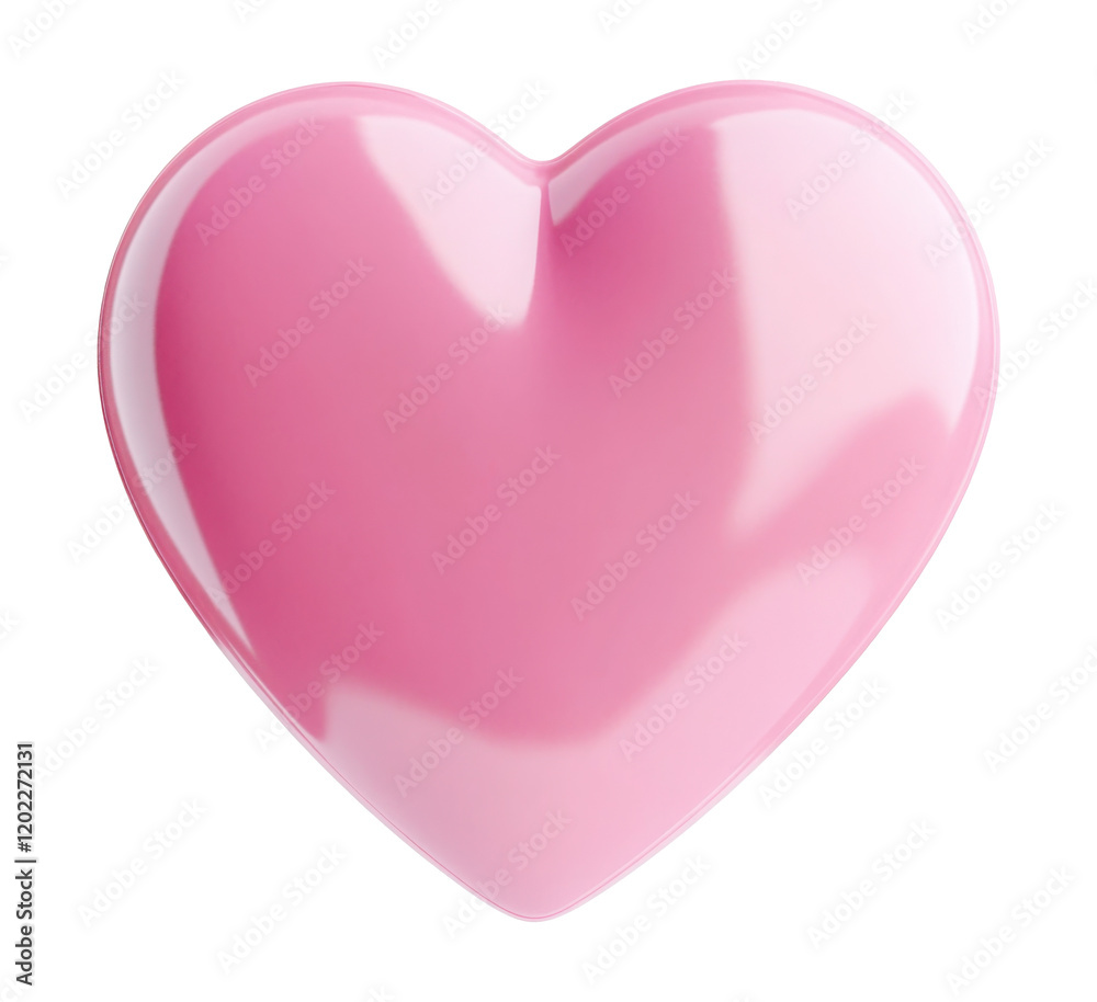 Glossy pink heart isolated on transparent background
Glossy pink heart isolated on transparent background