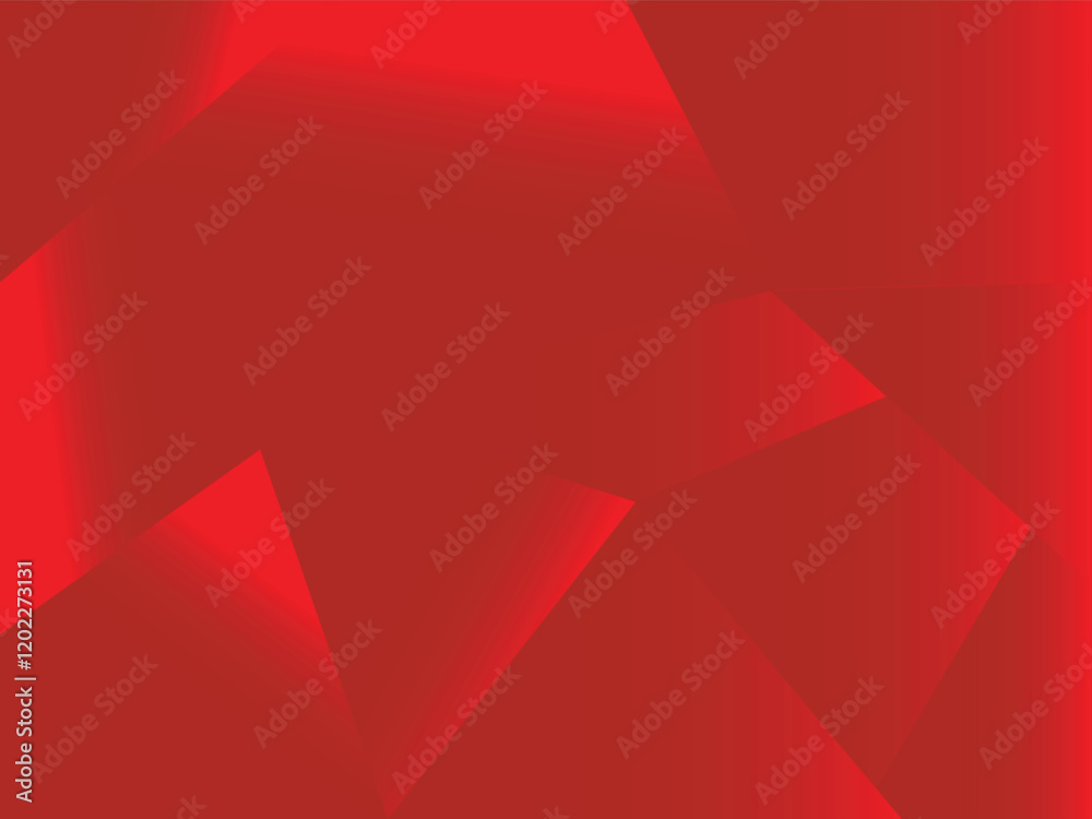 Obraz premium Abstract Red Geometric Background Design