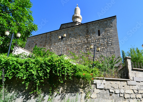 A view from Cafer Pasha Mosque in Arapgir, Malatya, Turkey photo