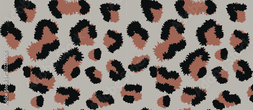 animal print leopard seamless pattern background