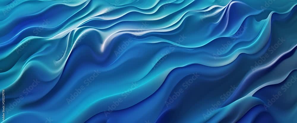 blue silk background