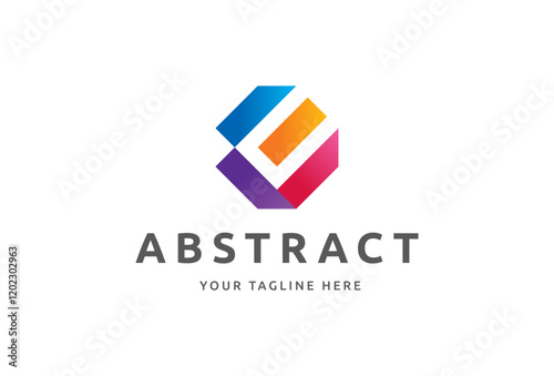 Free Download Colorful Letter E logo. Modern Minimal Square Alphabet Logotype Concept. Simple design template for Technology, Branding, Business, Corporate, Company Identity. Vector Template Graphic Element. - GFXLoad