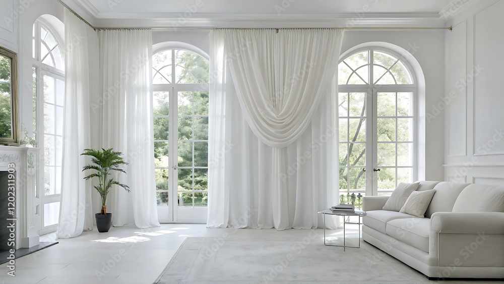 Fototapeta premium modern living interior