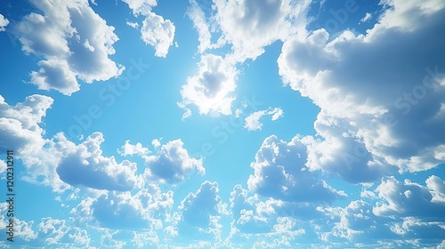 a large cloud filled sky with a plane flying in the sky photo