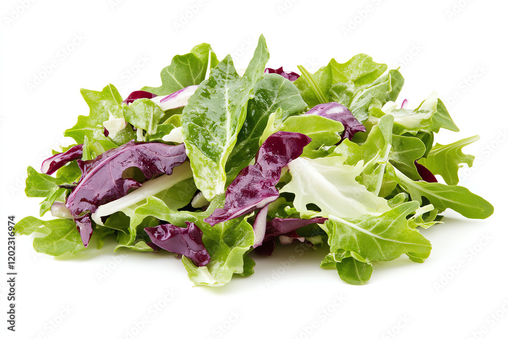 Fresh, vibrant salad mix featuring crisp green and purple leaves. Perfect for healthy meals and vibrant dishes. Fresh, vibrant salad mix featuring crisp green and purple leaves. Perfect for healthy meals and vibrant dishes.