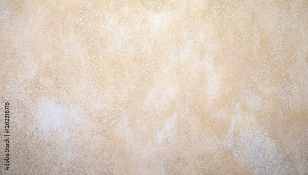 Obraz premium textured beige plaster wall background with light brush strokes, perfect for interior design, artistic backdrops, and digital use